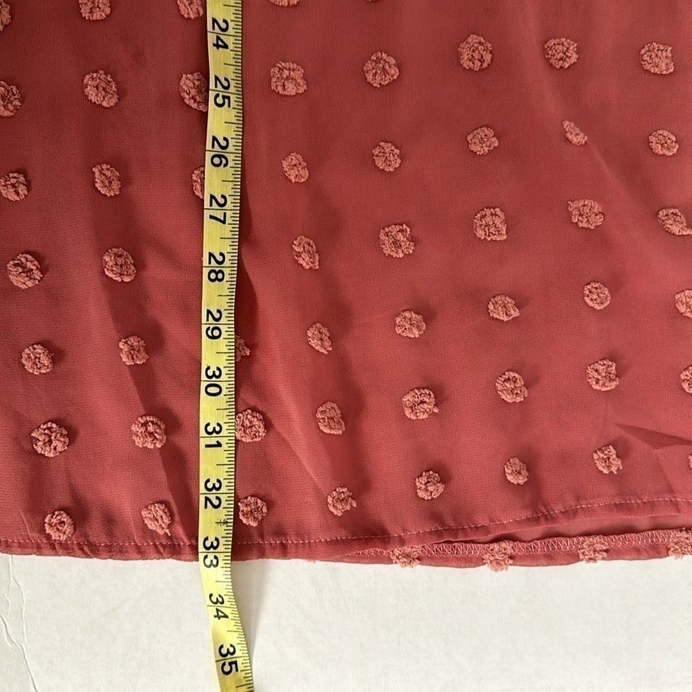 Solution Dotty Dress Mauve small NWOT - Picture 11 of 12